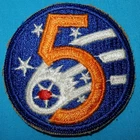 WW2 ERA UNITED STATES 5th AIR FORCE US ARMY AIR FORCE USAAF MILITARY PATCH BADGE