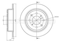2X Metelli Bremsscheibe 23-1049C FüR Honda