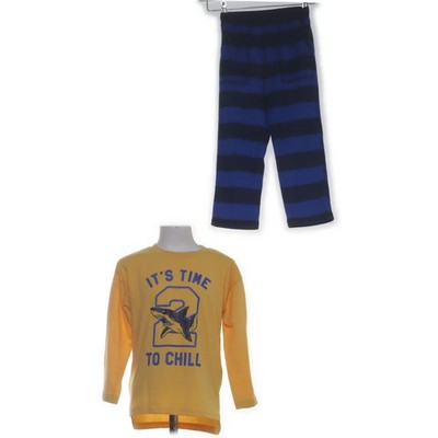 Gap Kids, Pyjama, Größe: 116, Polyester, Gelb/Blau, Streifen #tGr