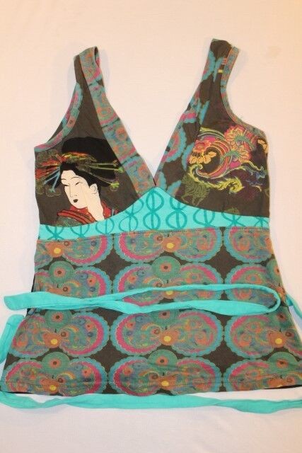 Desigual Shirt S Mehrfarbig Mit Motiv Sehr gut #Z2709