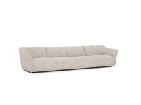 Wohnzimmer PolstermöBel Textil Sofa Couch Viersitzer Modern Design MöBel