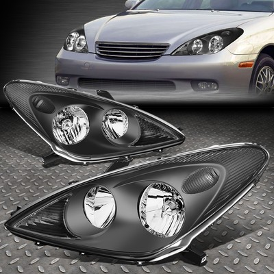 #ad #ad FOR 02 03 LEXUS ES300 2004 ES330 BLACK HOUSING HEADLIGHT REPLACEMENT HEAD LAMPS $196.88