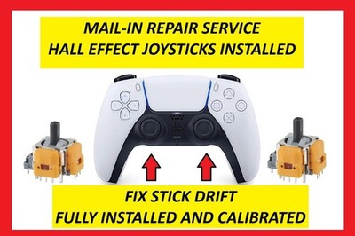 PS5 DualSense Hall Effect Joystick Upgrade Service No Drift Mail-In 2 4 Day Turn