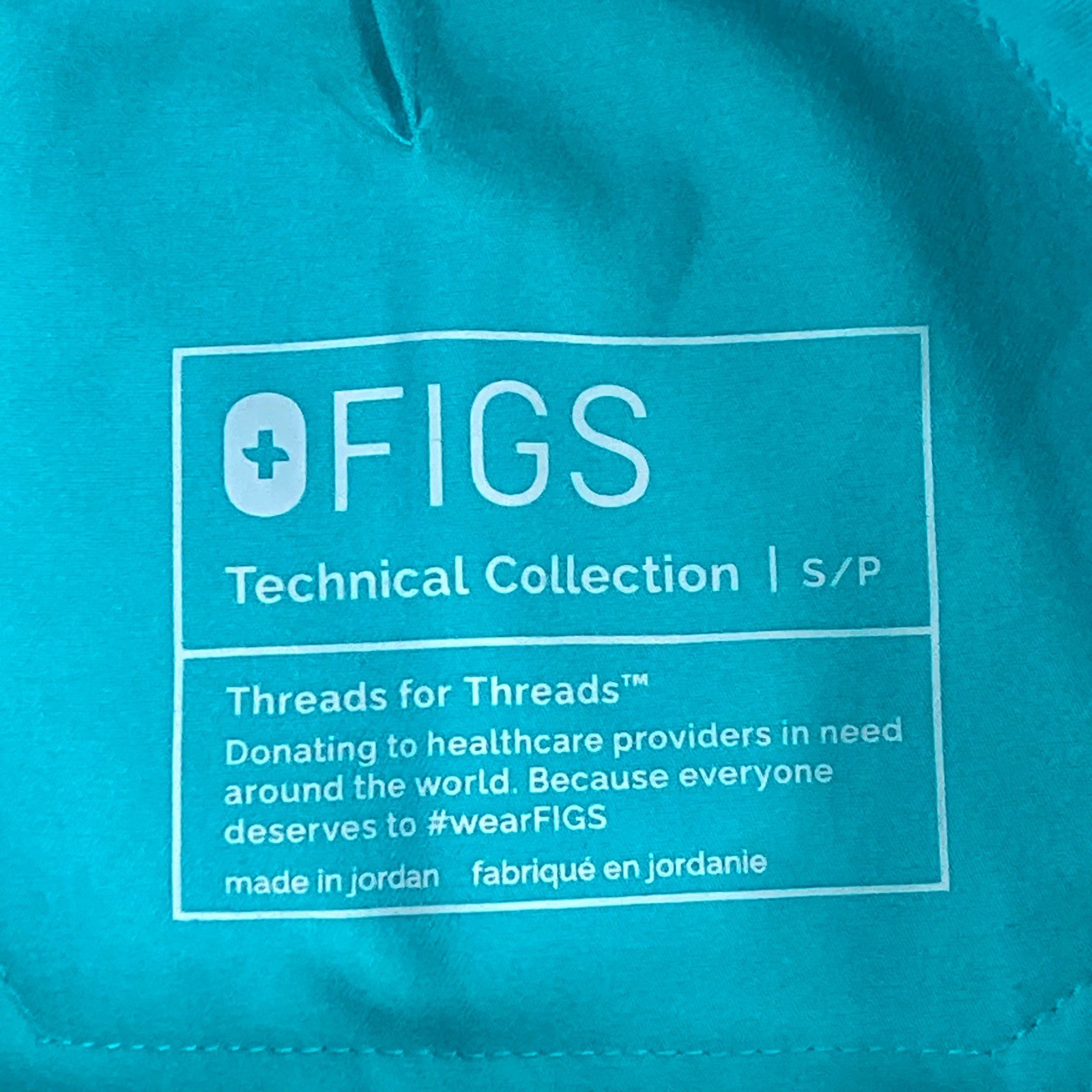 FIGS Livingston scrub pants Women S Teal Blue High Waisted Technical Collection thumbnail 9