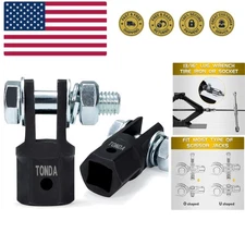 Scissor Jack Drill Adapter for 1/2 Inch Impact Wrench or 13/16 Inch Lug Wrenc...