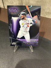 2026 Topps Chrome Black Michael Harris II #184 Purple Refractor /75 BRAVES
