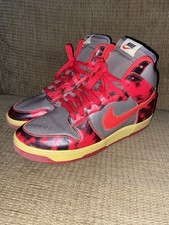 This is a Nike Dunk High 1985 SP "Red Acid Wash"  Uk Size 10 