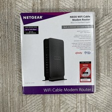 NETGEAR N600 WiFi Cable Modem Router with Built-In DOCSIS 3.0 C3700