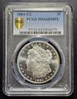 1884-CC Morgan Silver Dollar Coin ~ PCGS MS64 DMPL