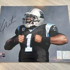 CAM NEWTON AUTOGRAPHED SIGNED 8x10 PHOTO GTSM CAM HOLO CAROLINA PANTHERS