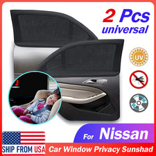 For Nissan Car Window Shades Breathable Mesh Baby Sun Cover Uv Protect Privacy