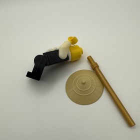 Lego New Ninjago Sensei Wu Minifigure w/golden hat golden staff 2507 2521 2255