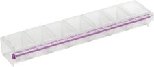 Bead Organizer Plastic Storage Containers 7 Locking Compartments