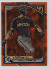 2024 Bowman Sapphire Chrome Prospects Orange /25 Samuel Zavala #BCP-57 11o2