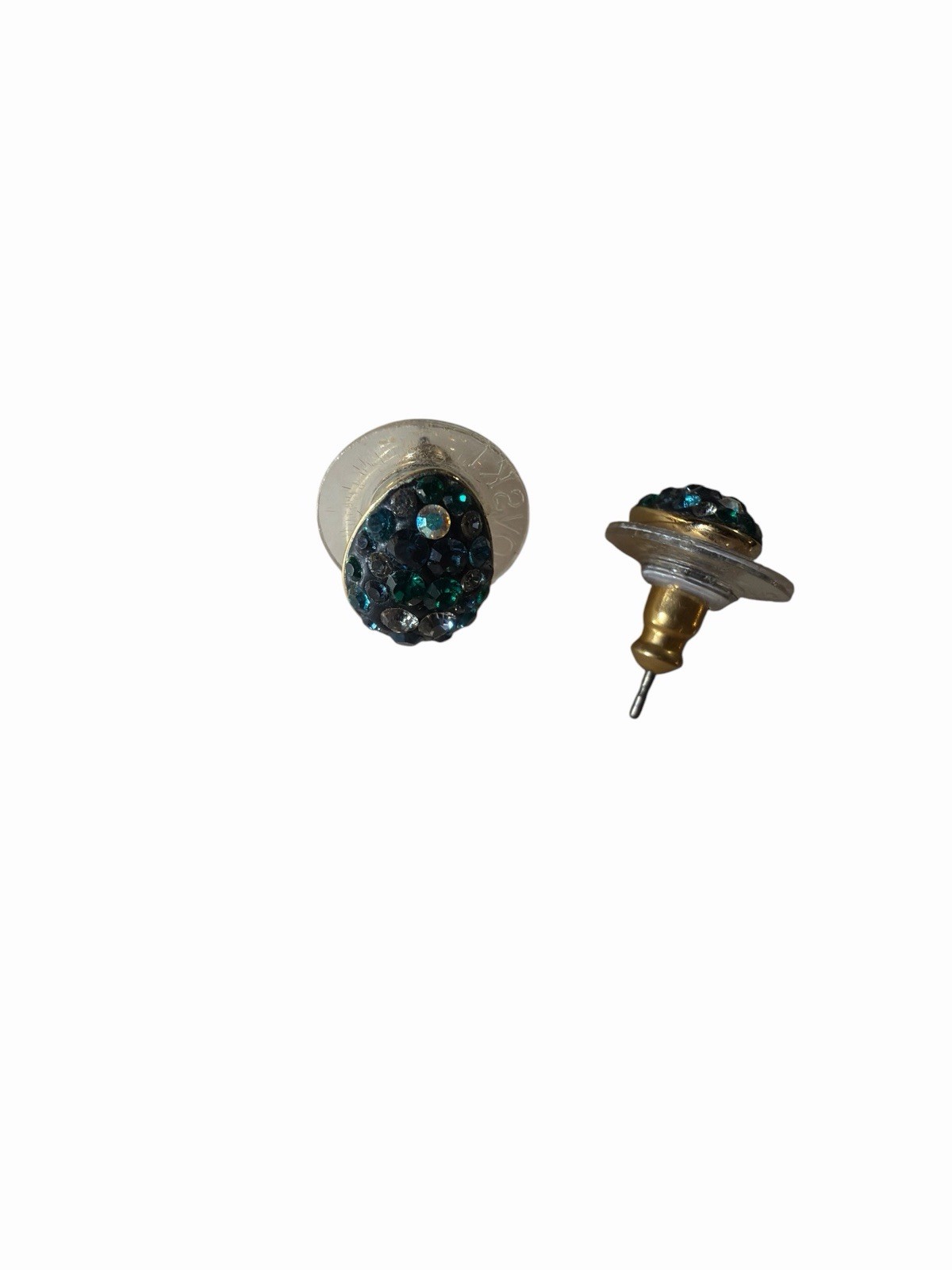 Rare Bracelet Swarovski Blue Green Scarab Beetle Earrings Set Peacock Color image 10
