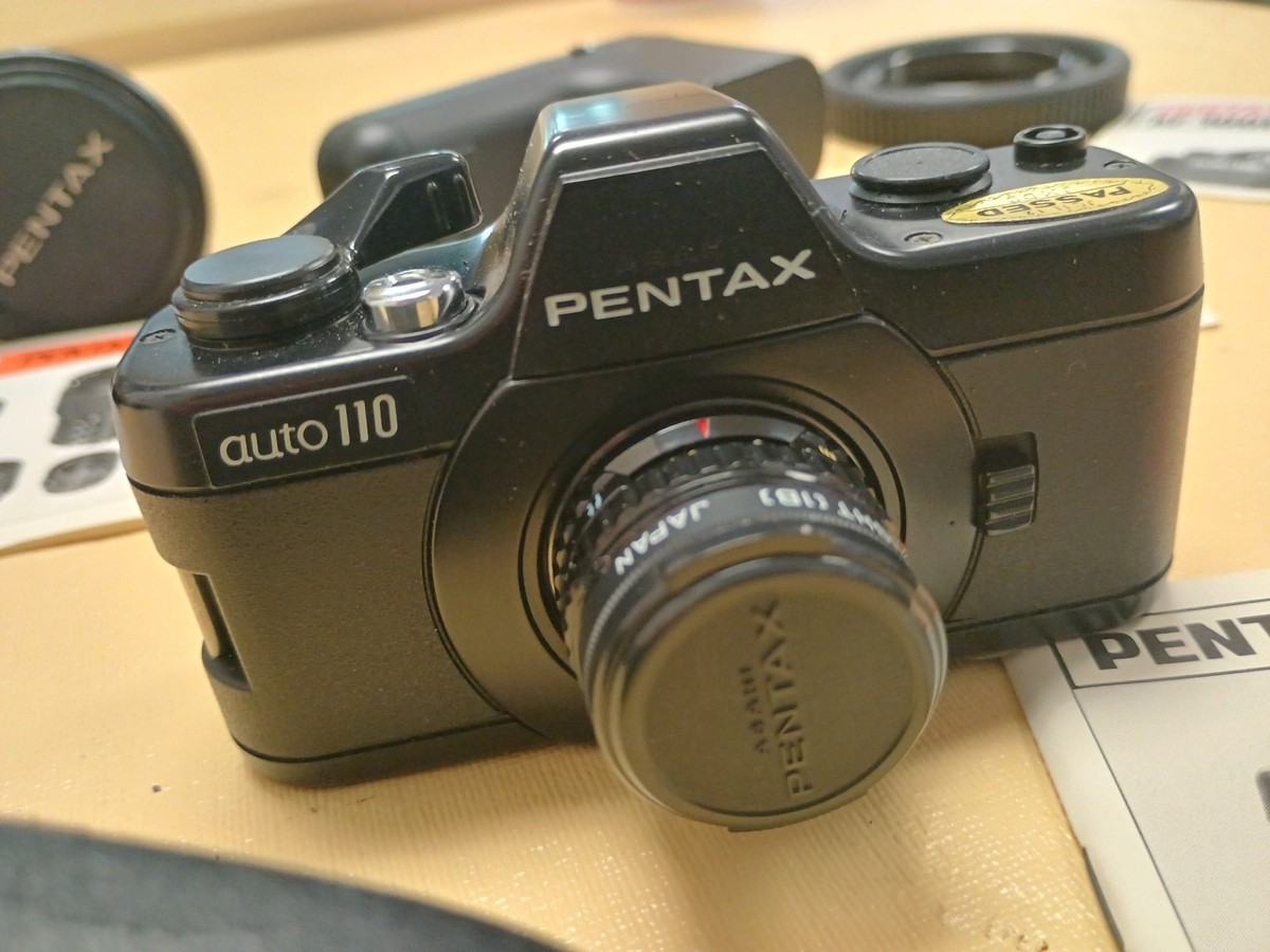 超希少【PENTAX】auto110 コンプリートキット SLR SYSTEM PENTAX auto 110 SLR SYSTEM Complete Kit | eBay