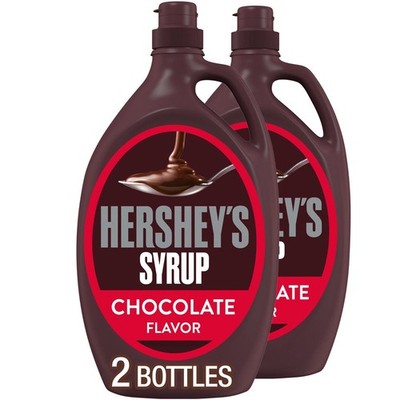 HERSHEY'S Chocolate Syrup, 48 oz., 2 Pack, Dessert Toppin