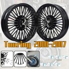 16x3.5 Fat Spoke Wheels Set for Harley Touring Baggers Road King Glide 2000-2007