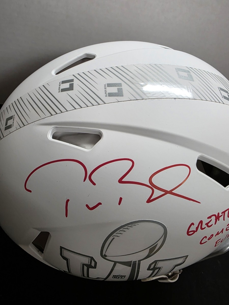 Tom Brady Signed Super Bowl 51 Greatest Comeback Ever Inscription