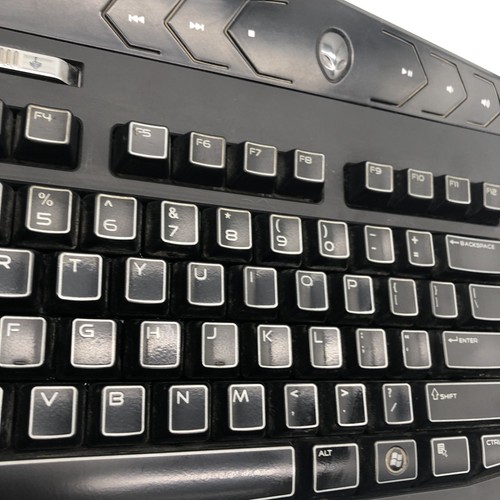 Teclado iluminado para juegos Alienware TactX Y-U0008-O KG900 con cable Dell - Imagen 10 de 23