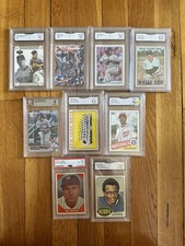 Graded Lot of 10 cards Please Read DESCRIPTION