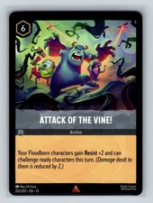 Attack of the Vine 202/204 Rare Attack of the Vine Disney Lorcana TCG