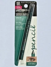Maybelline Lasting Drama Waterproof Matte Gel Pencil Eyeliner 608 GLOSSY EMERALD