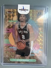 Topps 2025-26 Finest Uncommon Gold Geometric Dylan Harper #102 /25 Spurs RC NBA