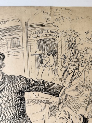 Pair of Original 1898–1900 Political Cartoons – W. Thorndike- McKinley Authentic - Picture 22 of 24