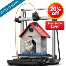 70 Refurbished ANYCUBIC Kobra 3 Max FDM 3D Printer 420x420x500mm NOT ACE Pro