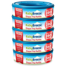 Diaper Pail Refill Bags Compatible with Playtex Diaper Genie Pails Odor Absorbin