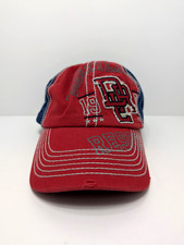 Vintage Disney Parks Disneyland Resort Red Navy Baseball Adjustable Cap - OS