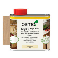 Kitchen Worktop Oil - Osmo TopOil High Solid 3058 Clear Matt 500ml