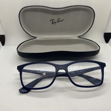 RAY-BAN RB 7047 5450 BLUE AUTHENTIC EYEGLASSES 56-17 Blue Rayban