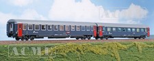 ACME 55361 Scala HO Set 2 carrozze Tipo UIC-Z e GC di 2a cl. FS in livrea ICN