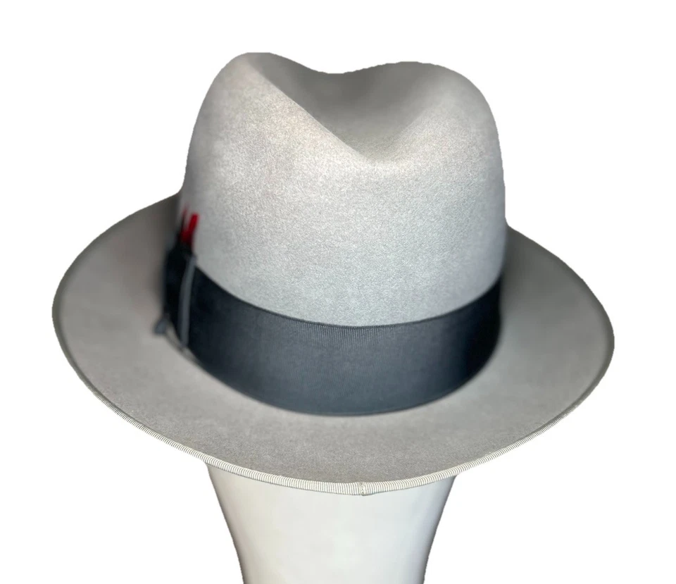 De Colección Resistol “Autoconforme” Byer Rolnick Gris Fedora Talla 7 1/4” EXCEPCIONAL Foto 2 de 4