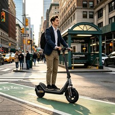 12" TIRES ADULT ELECTRIC SCOOTER 20MPH MAX 650W 28 MILES CITY COMMUTE E-SCOOTER