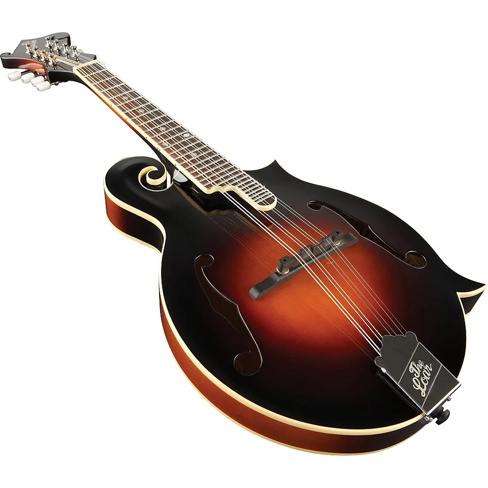 Mandolina acústica Sunburst modelo F tallada a mano The Loar LM-520 Foto 4 de 4