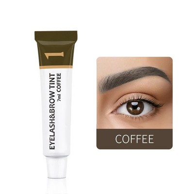 Eyelash & Eyebrow Dye Tint Kit Waterproof Long Lasting Permanent Color Gel.