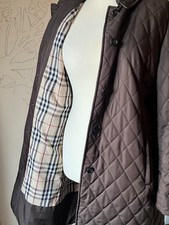 Burberry Mantel Jacke, Nova Check, tailliert,  Braun, XL 42 44, TOP!