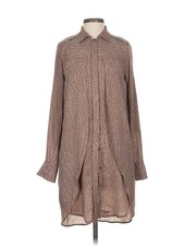 Halston Heritage Women Brown Casual Dress 0