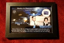 Betty Hills Abduction Dress Swatch Relic Betty And Barney Hill Relic With COA