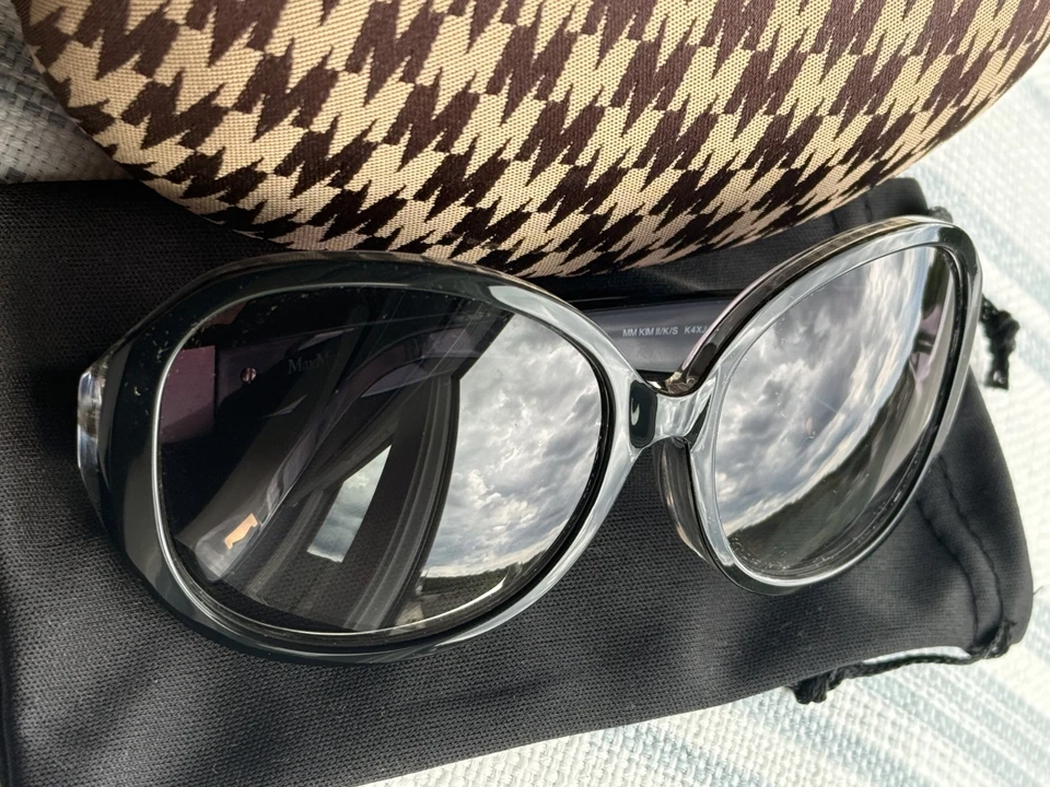 Gafas de sol Max Mara MM Kim II/K/S K4XJJ marco negro + gris degradado Foto 2 de 4