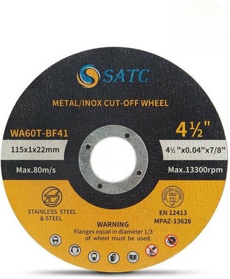 100PC 4.5'' Cut Off Wheels 4-1/2'' x .040'' Cutting Disc Metal Stainless Steel INOX
