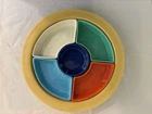 Vintage Fiesta Complete 6 Piece  Relish Tray  Fiestaware Excellent Condition