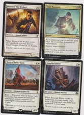 HUMAN KNIGHT MULTICOLOR DECK 40 CARDS N-MINT MTG MAGIC UNPLAYED G-13