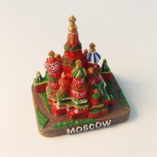 Russia Moscow Red Square Ornament Tourist Travel Souvenir 3DResin Table Ornament