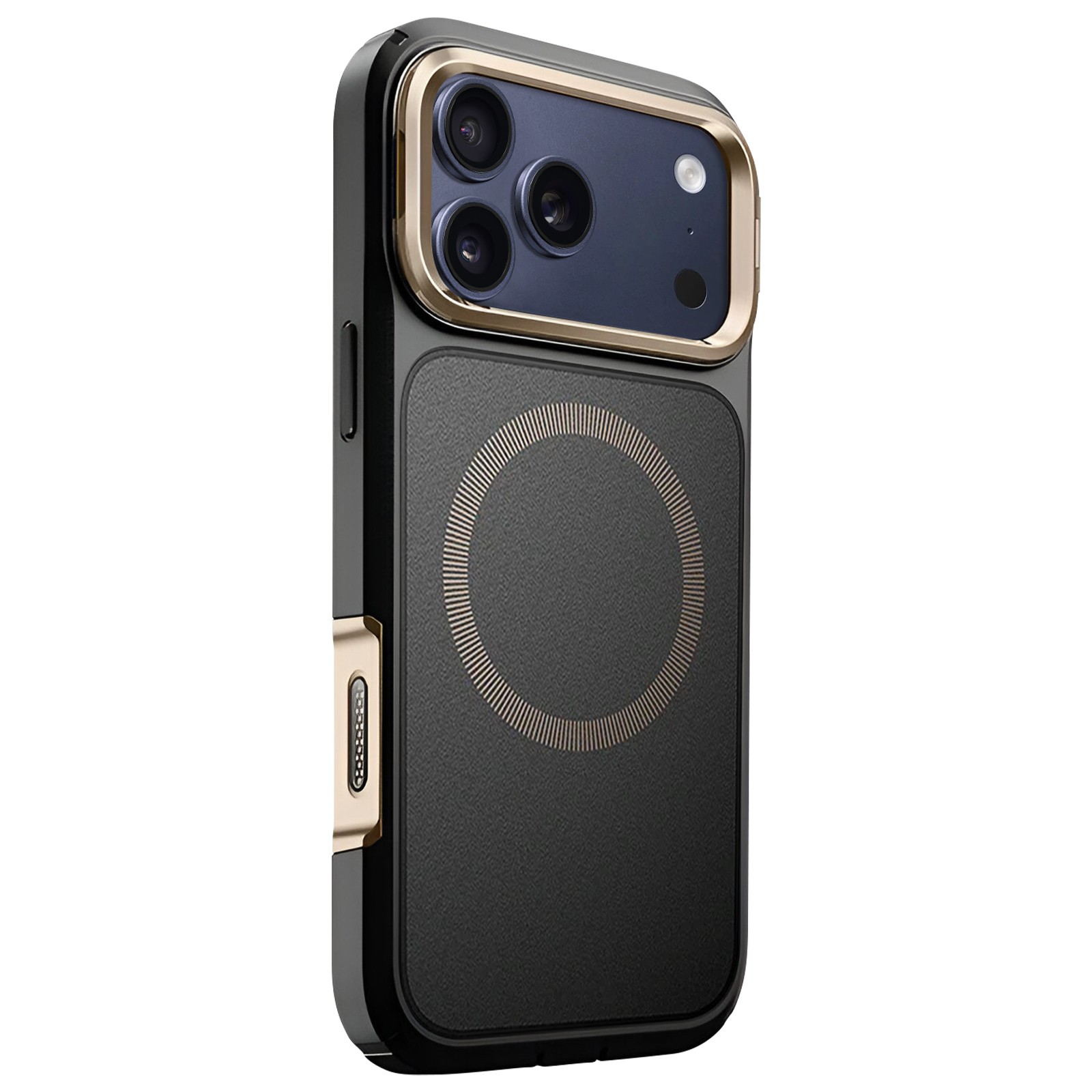 Coque rigide iPhone 17 Pro Max i-Blason protection 360 transparente avec béquille