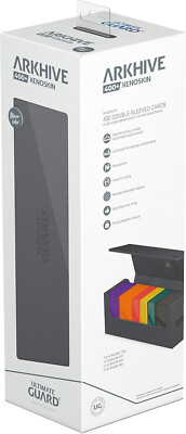 Ultimate Guard Arkhive 400+ XenoSkin Monocolor GRAU Deck-Box Sammel-Karten