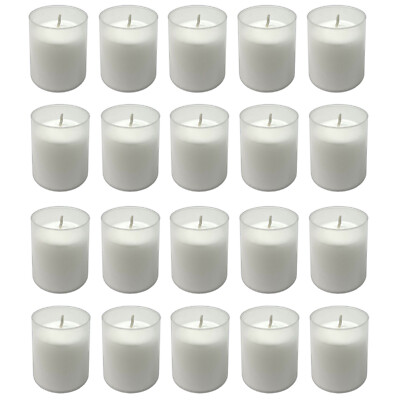 20er Set Grablicht Weiss Grabkerze | Kleine Friedhofskerzen Grabbrenner Nr.40